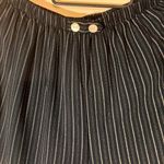 Liz Baker  Essentials Pull On Dark Blue White Pin‎ Strips Oversized Women’s Large Photo 1