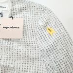 superdown Evie Sparkle Mini Dress in White Sequin Small Photo 8