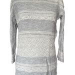 FatFace  Knit Sweater Grey White Embroidered Cotton Womens Size 6 Photo 3