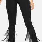 SheIn high waist fringe hem skinny pants Photo 0