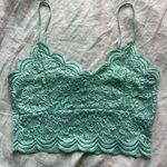 Heart & Hips NWT Mint Green Lace Tank Top Photo 0