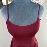 City Studios New Burgundy Red Mini dress lace size 1 Cocktail Prom Party Fit N Flare Photo 2