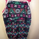 Free People Free‎ People Cozumel Embroidered Linen Blend Mini Dress Womens Boho Size Large Photo 4