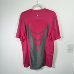 Nike  Atlanta Braves Pro Combat Dri-Fit Pink Short Sleeve Shirt Fitted Womens XL Photo 6