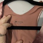 Athleta  Conscious Crop Top Racerback Pink Marble Tie Dye Size 3x D-DD NWT Photo 2