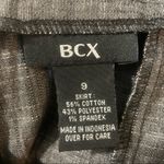 BCX  Junior’s Grey Chambray Pencil Skirt size 9 Photo 1