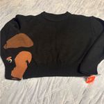 Cider  Black and Brown Graphic‎ Sweater Photo 6