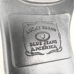 Lucky Brand  Black Leather Strappy Thong Flat Sandals Size 9 Photo 10