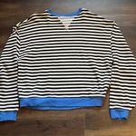 Free People We The Crewneck Free Classic Striped Oversized Photo 0