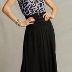 CAbi Print Purple and Black Beautiful Top. Elevate your style! Size Small Photo 0