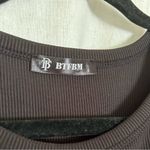 BTFBM Knit Ruched Black Dress Photo 1