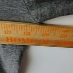 City Streets  Twist Tee Shirt Crop Top American Flag Heart Womens Gray Small S Photo 4