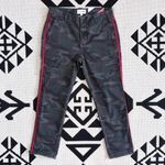 Sundry  x Anthropologie Side Trim Camo Le Soleil Pants in Charcoal Size 27 Photo 5