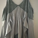 POL Green and Gray Tank Dress Size Large Photo 1