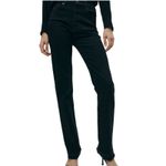 ZARA NWT Signature Slim Fit / Full Length / High Rise Jeans in Black Size 0 Photo 1