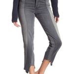 frame denim NEW! Size 30 Nouveax Le Mix Gris Ankle Straight Crop Jean Distressed Photo 6