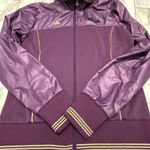 Adidas NEW  women's small Clima365 purple jacket MSRP $125 Photo 3