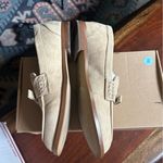 J.Crew Sueded Bow Loafers Flats Shoes Light Khaki Tan Beige NEW Size 7 Photo 5