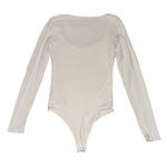Abercrombie & Fitch white long sleeve snap bodysuit women’s size small Photo 1
