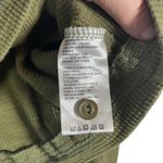 Urban Outfitters BDG Cropped Waffle Knit Henley in Olive Green Size XS Photo 4