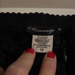 Lace Velvet Design Black Pants Size 10 Photo 2