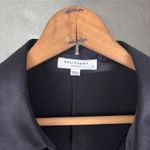 Equipment  Femme Carlens Satin Wool‎ Black Jumpsuit Sz 8 Neutral Dressy Career Photo 5