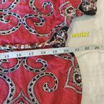 Victoria XL/XXL boho wine red print belted mini dress / tunic top Size undefined Photo 9