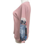 Miholl Blouse, Size L, Pink Multicolor Size L Photo 4