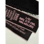 Victoria's Secret Victoria’s Secret black lace velvet trimmed unlined bralette size large NWT Photo 6