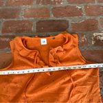 CAbi  Orange Sprinkle Size M Top Double Layer Chiffon Sleeveless V-Neck blouse Photo 8