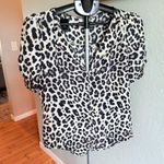 Joie  100% Silk Leopard Print Animal Print Blouse Workwear Career Office S Photo 1