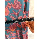 ZARA  Retro Print‎ Floral Collared Long Sleeve Stretch Mini Dress M NWT Photo 4