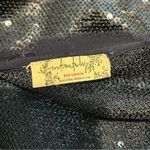 Free People  Time to Shine Navy Blue Sequin Slip Dress Photo 4