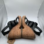 Born Bernese Strappy Cage Leather Strap Platform Cork Wedge Sandal SZ10 1299 Size 10 Photo 5