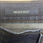 Lucky Brand  Brooke Boot Dark Wash 5-Pocket Button Zip Closure Blue Jeans-8/29 Photo 9