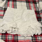 Lush Clothing Lush Ruffle Mini Clothing White Skirt Photo 0