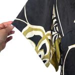 Monsoon Black & White Floral Silk V-Neck Boho Peasant Dress Women Sz UK 12 US M Photo 6