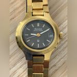 Bulova  Accutron Super Rare Ladies Vintage Watch Brown Oval Dial Gold Bracelet Photo 2