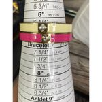 Kate Spade  New York LOT 2 Bracelets Enamel PINK & WHITE Spade Cutout+ KS Dustbag Photo 5