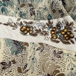 Sandro NWT  Robe‎ Imprime Brode Beaded Silk Midi Dress size 2 Photo 5