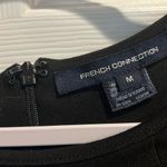 French Connection  Black Long Sleeve Peplum Top Size Medium Photo 2