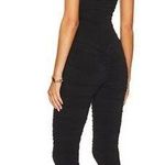 superdown  Bethany Ruched Jumpsuit in Black Small Photo 1