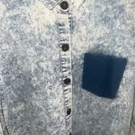Stonewashed denim shirt/dress. Long sleeve. No pockets. Blue. Medium. NWOT Blue Photo 1