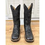 Shyanne  Lasy Floral Embroidered Western Boot Black Leather Size 7.5 NWOB Cowgirl Photo 4