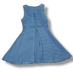 Angie ‎ Polka Dot Keyhole Retro Sleeveless Fit Flare Dress Blue White Medium Photo 12