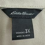 Eddie Bauer  Womens Hemplify Utility Button Front Shirt Jacket Shacket Size‎ 3X Photo 1