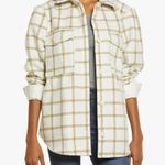Treasure & Bond NWT$129 Treasure Bond Womens Plaid Puff Sleeve Shirt Jacket Ivory Carsonpane XL Photo 11