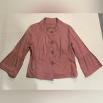 Live a Little  Pink Button-Up Blazer Photo 1