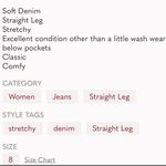 Riders By Lee  Premium Denim Jeans Womens 8 Photo 12