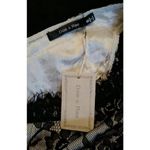 Doe & Rae Black Lace & Ivory Fringe One Shoulder Short Party Dress by Whimsigoth Photo 5